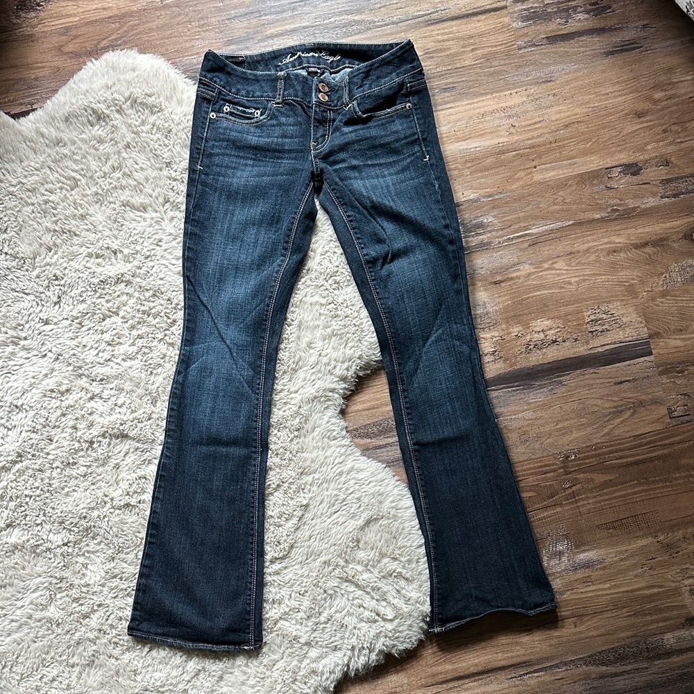 American Eagle Outfitters Dark Blue Flare Jeans